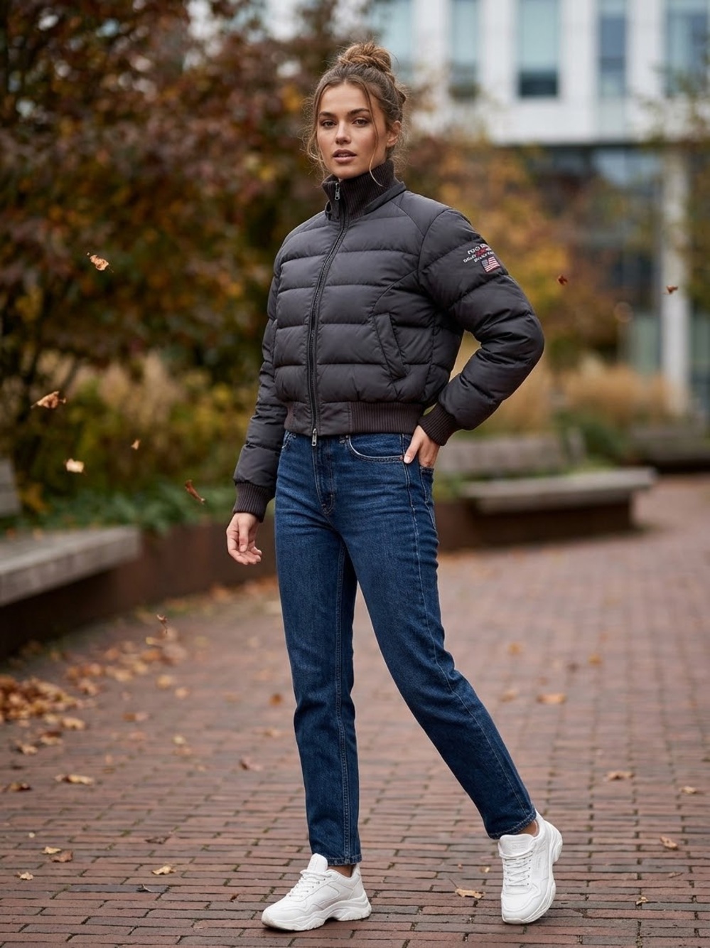 Polo by Ralph Lauren Brown Quilted Puffer Jacket